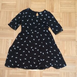 Old Navy Black and White Kids Dress